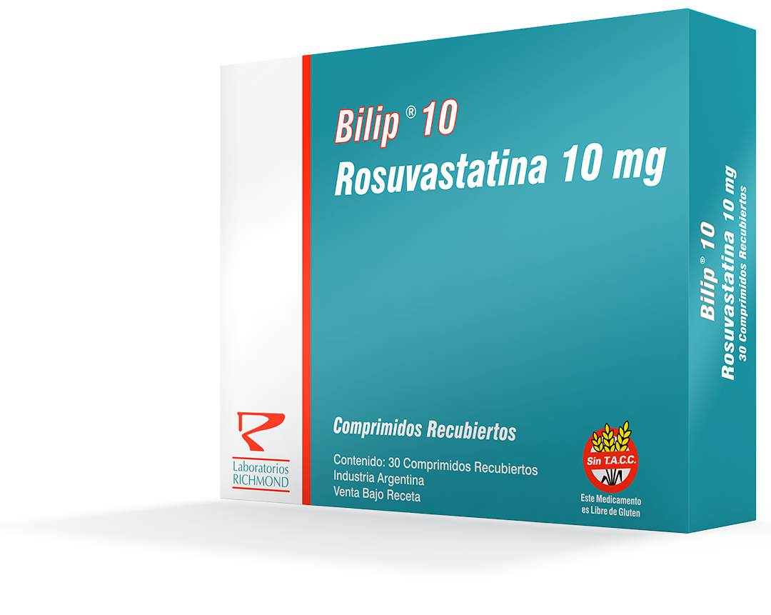 Bilip Rosuvastatina 10-20 mg de Laboratorios Richmond