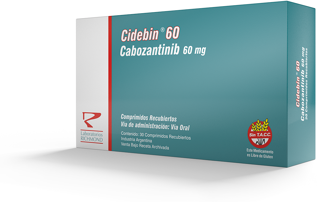 Cidebin Cabozantinib 40 - 60 mg de Laboratorios Richmond