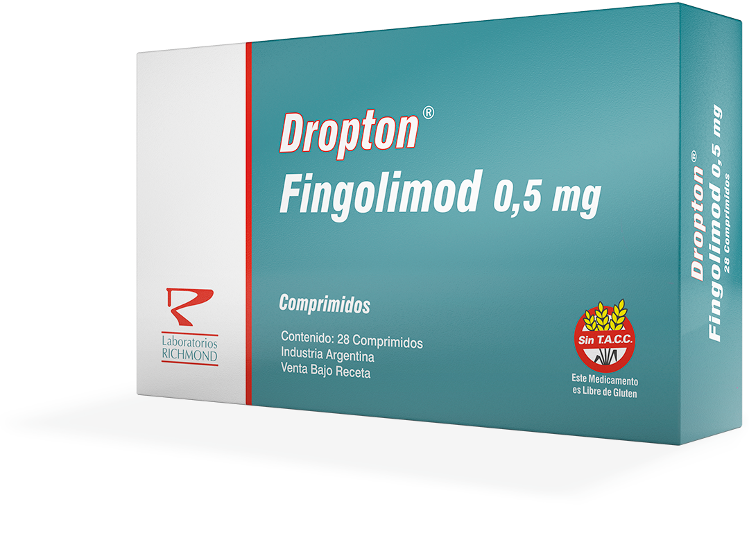 Dropton Fingolimod HCL 0.5 mg de Laboratorios Richmond