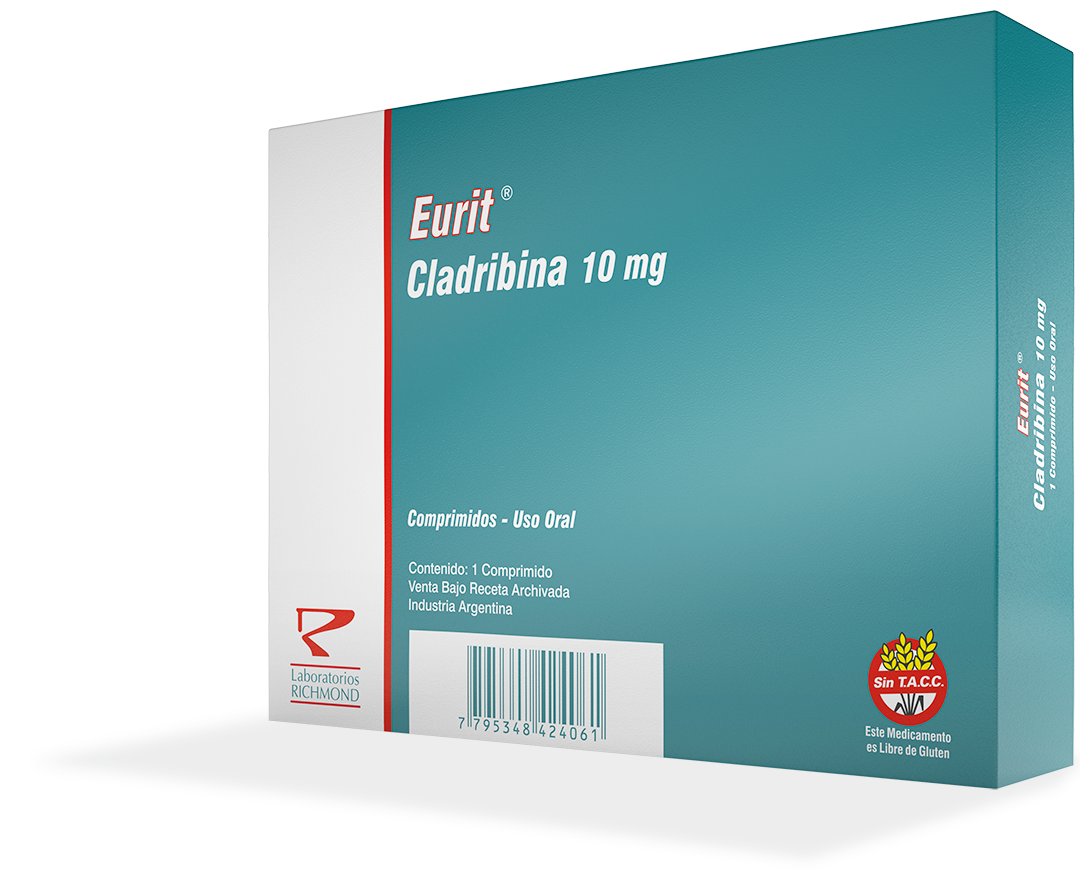 Eurit Cladribina 10 mg de Laboratorios Richmond