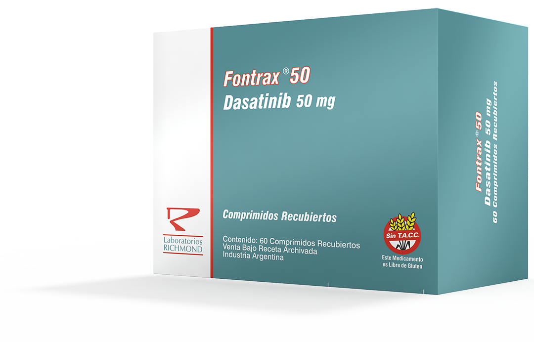 Fontrax Dasatinib 50-100 mg de Laboratorios Richmond