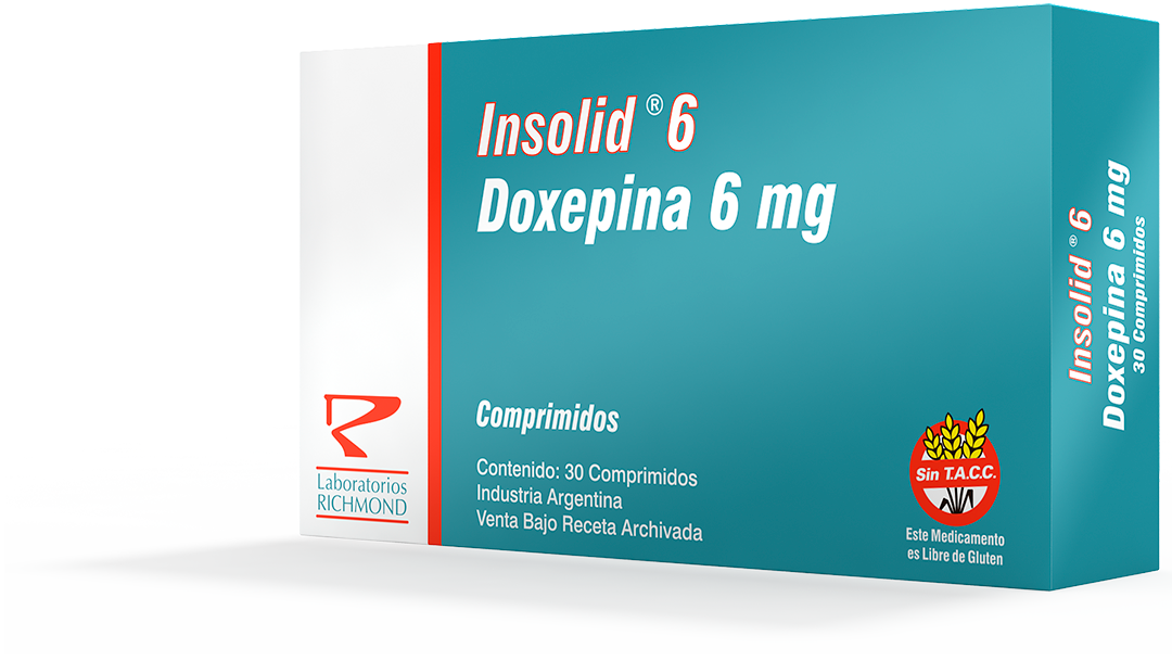Insolid Doxepina 3-6 mg de Laboratorios Richmond