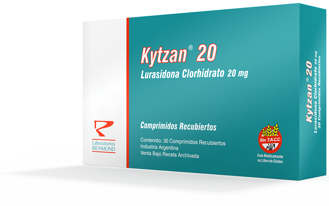 Kytzan Lurasidona 20-40-80 mg de Laboratorios Richmond