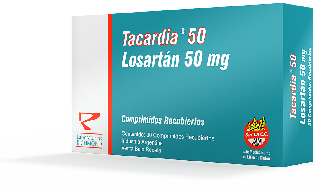 Tacardia Losartán 50-100 mg de Laboratorios Richmond