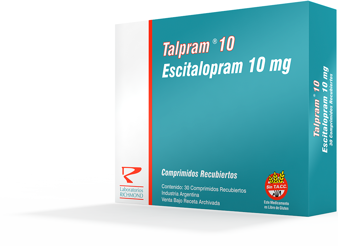 Talpram Escitalopram 10-20 mg de Laboratorios Richmond