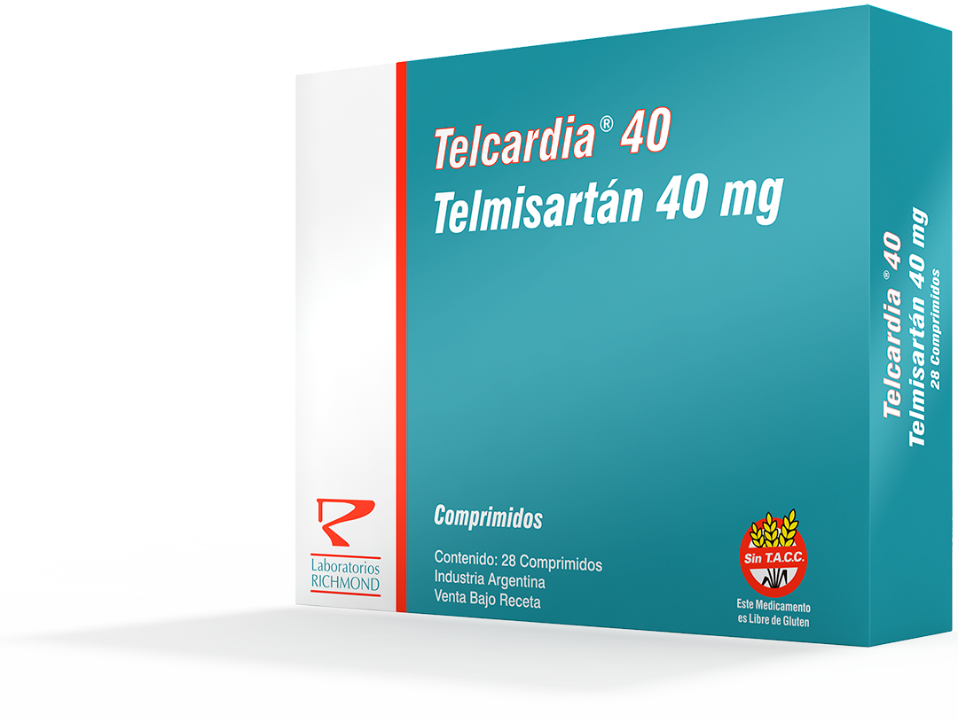 Telcardia Telmisartán 40-80 mg de Laboratorios Richmond