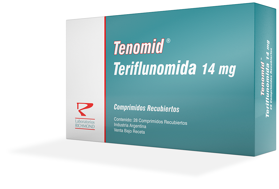 Tenomid Teriflunomida 14 mg de Laboratorios Richmond