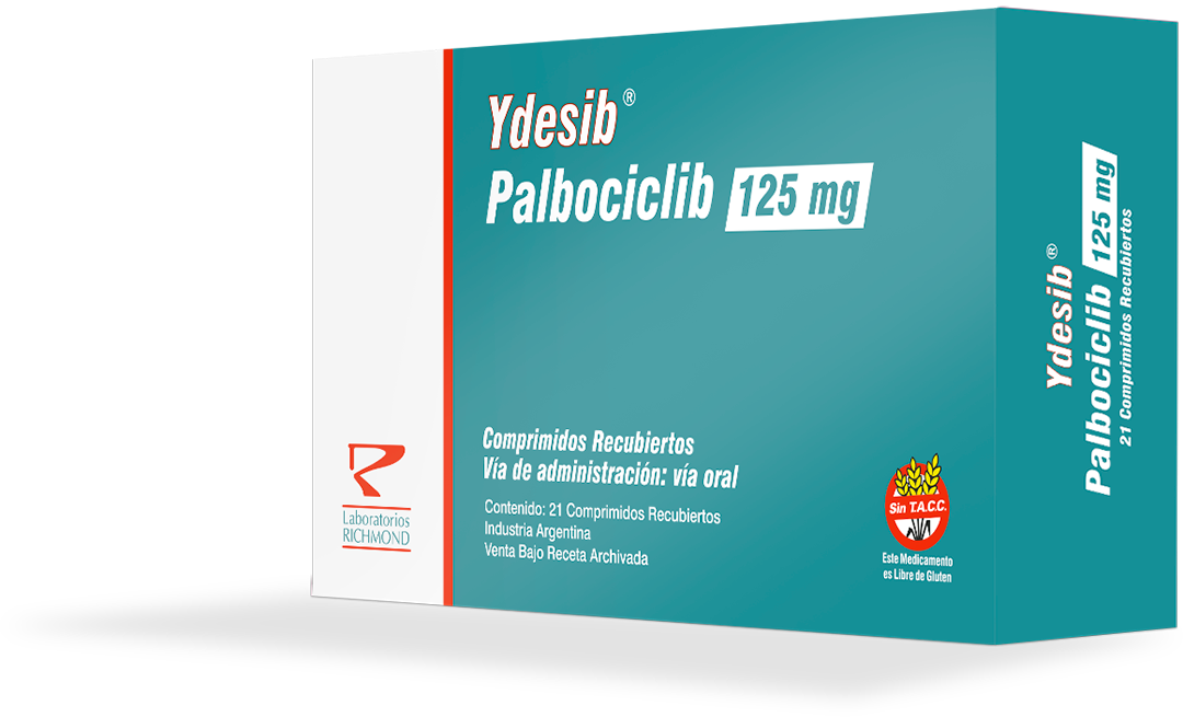 Ydesib Palbociclib 75, 100 y 125 mg de Laboratorios Richmond
