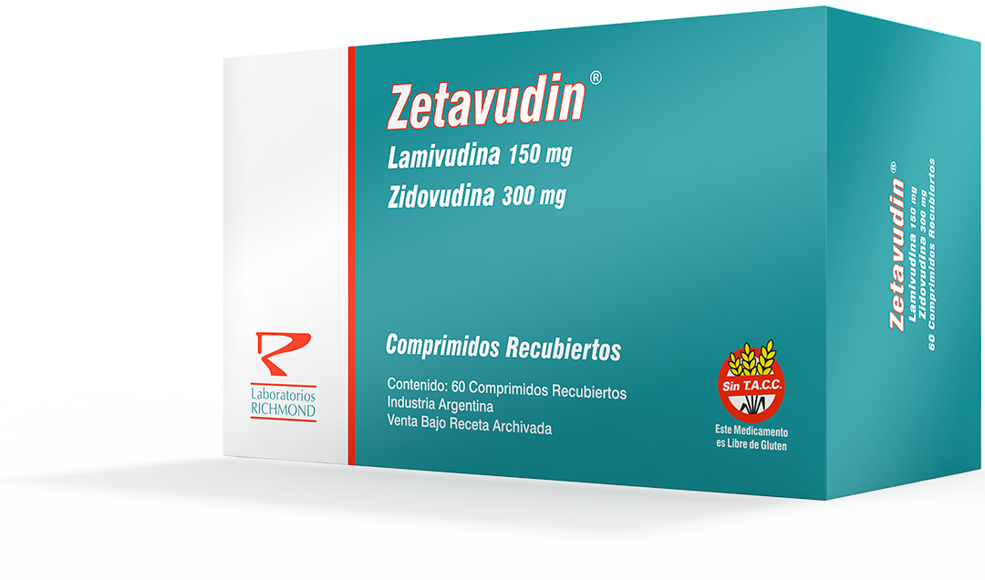 Zetavudin Lamivudine 150 mg + Zidovudine 300 mg de Laboratorios Richmond