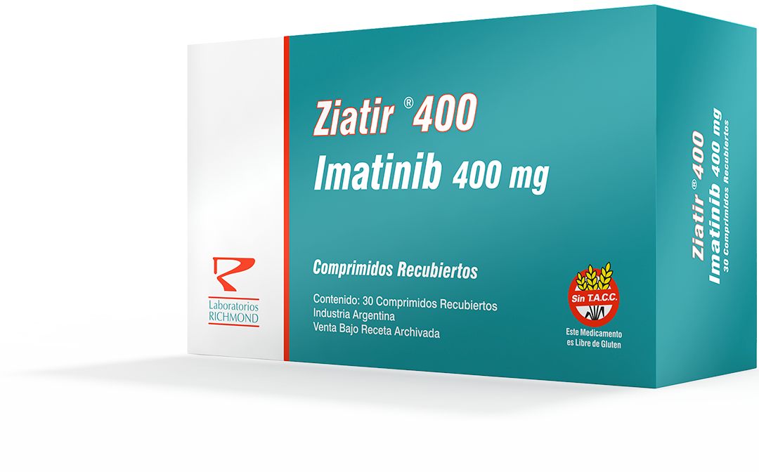 Ziatir Imatinib 100-400 mg de Laboratorios Richmond